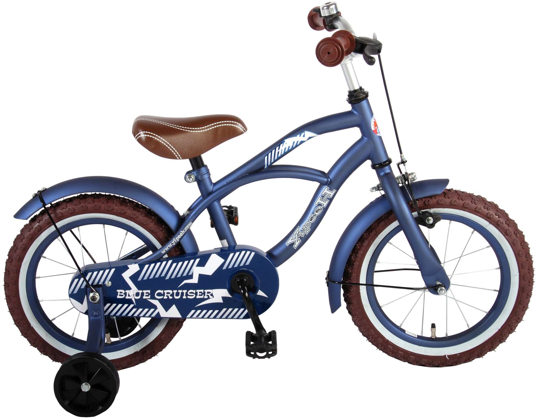 snijden Gering Universiteit Volare Blue Cruiser Children's Bicycle - Boys - 14 inch - Blue - 95%  assembled