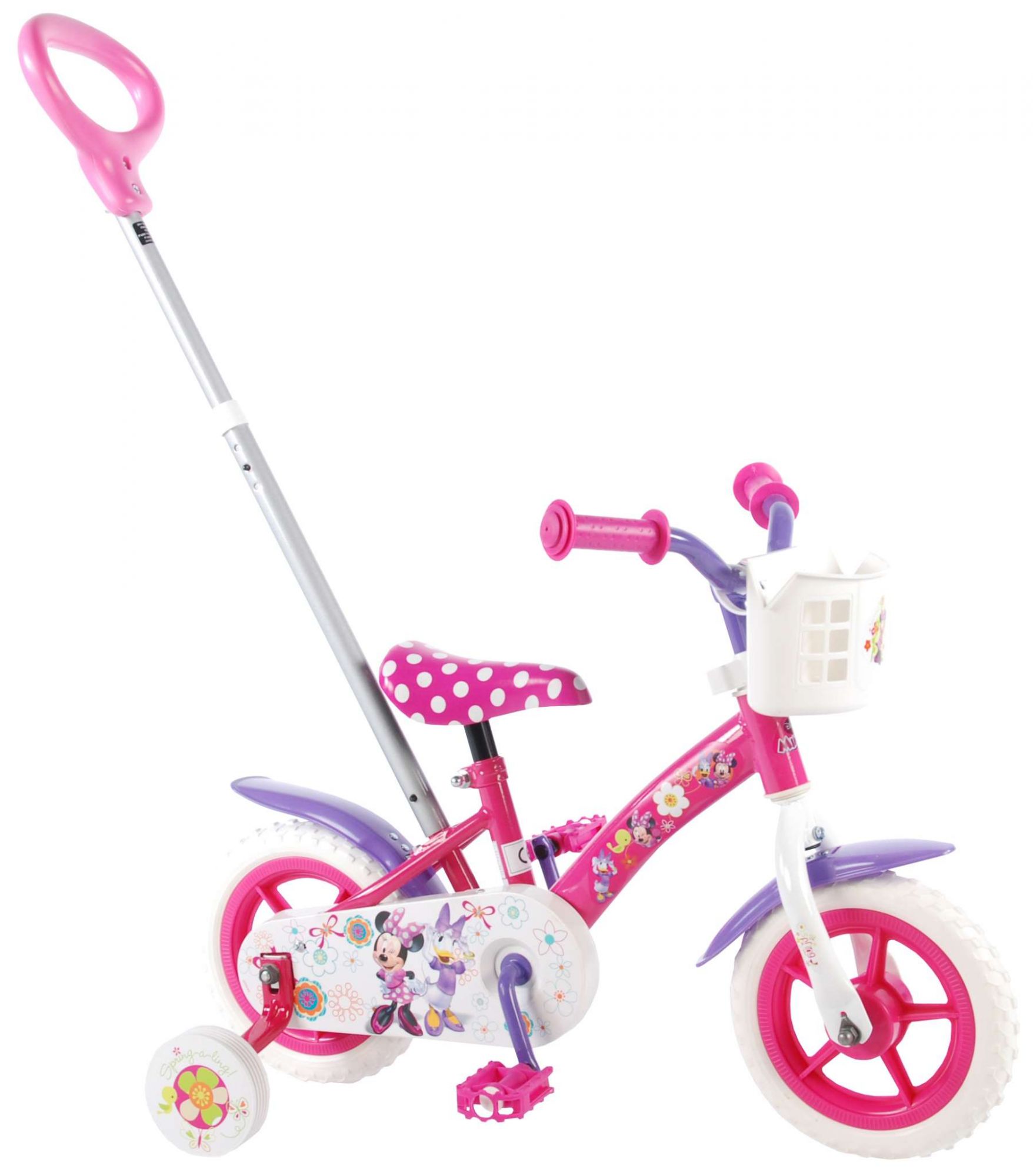 minnie mouse trike with parent handle