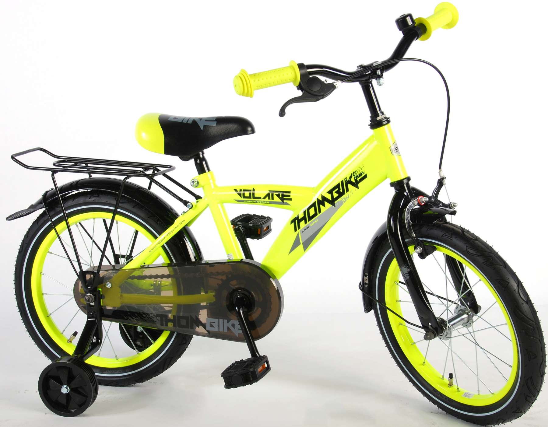 yellow 16 inch bike
