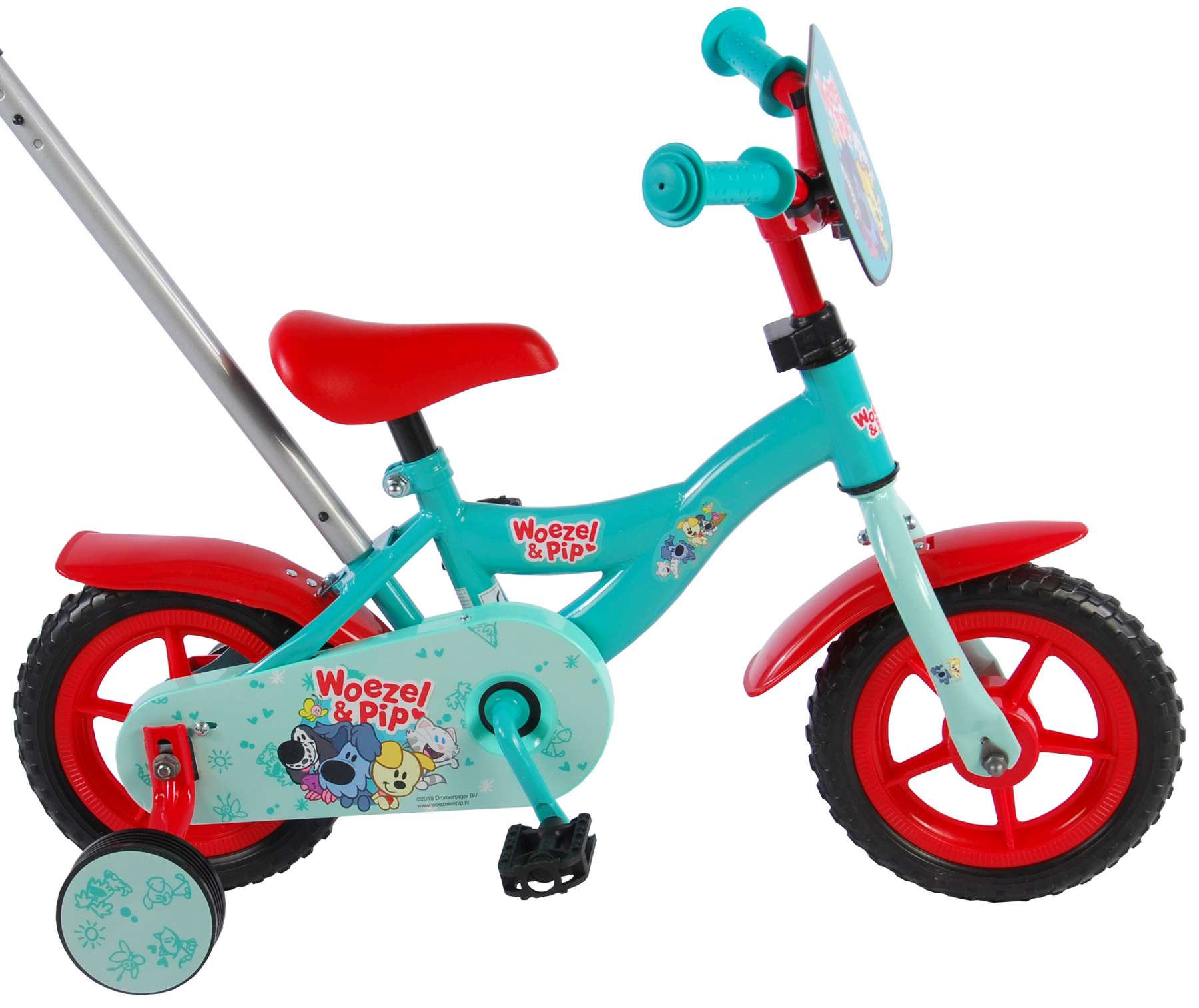 10 inch bike with parent handle