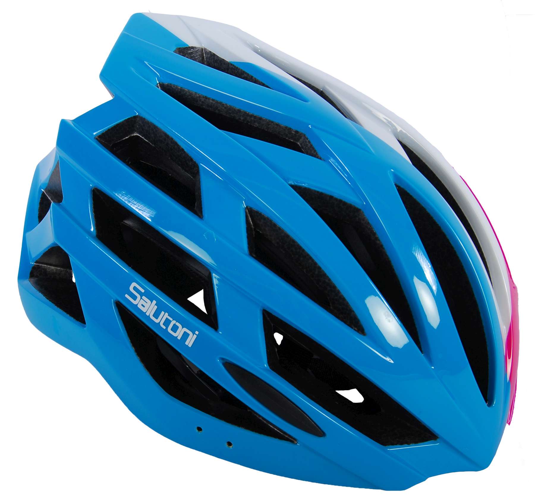 blue bicycle helmet
