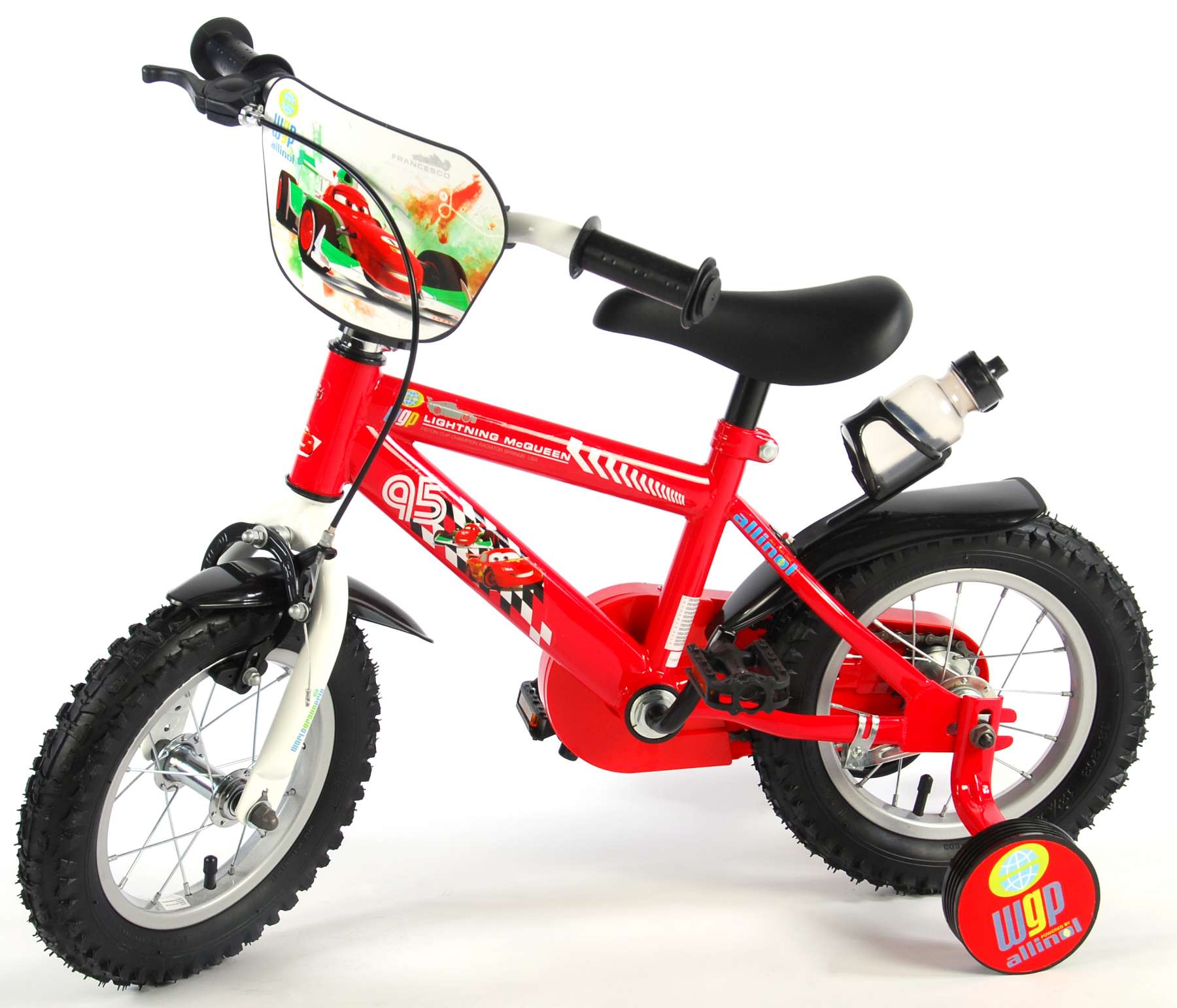 buurman koolhydraat Geavanceerde Disney Cars Children's Bicycle - Boys - 12 inch - Red