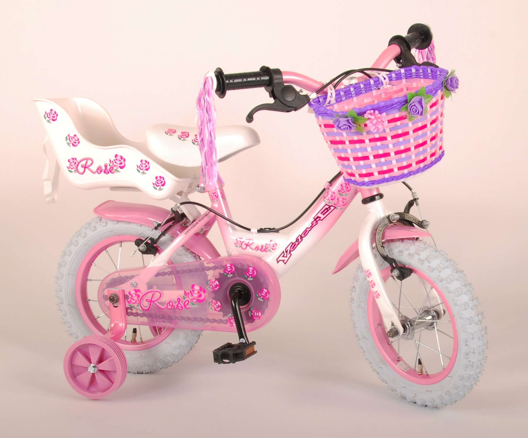 Bicyclette Enfant 12'' - Vélo 2-3Ans EVER STAR BP-180412 Rose