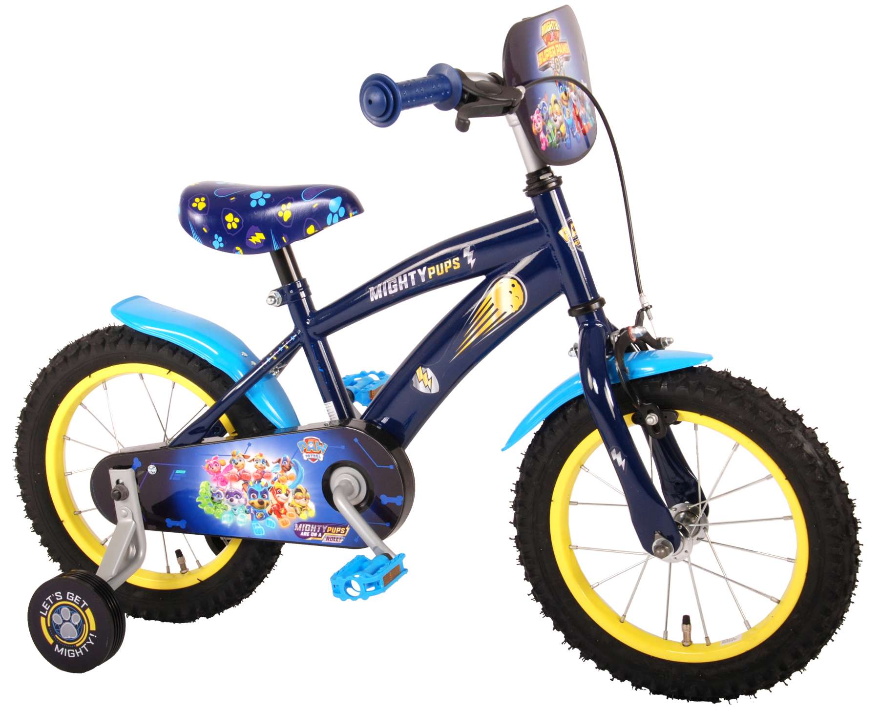 blue 14 inch bike