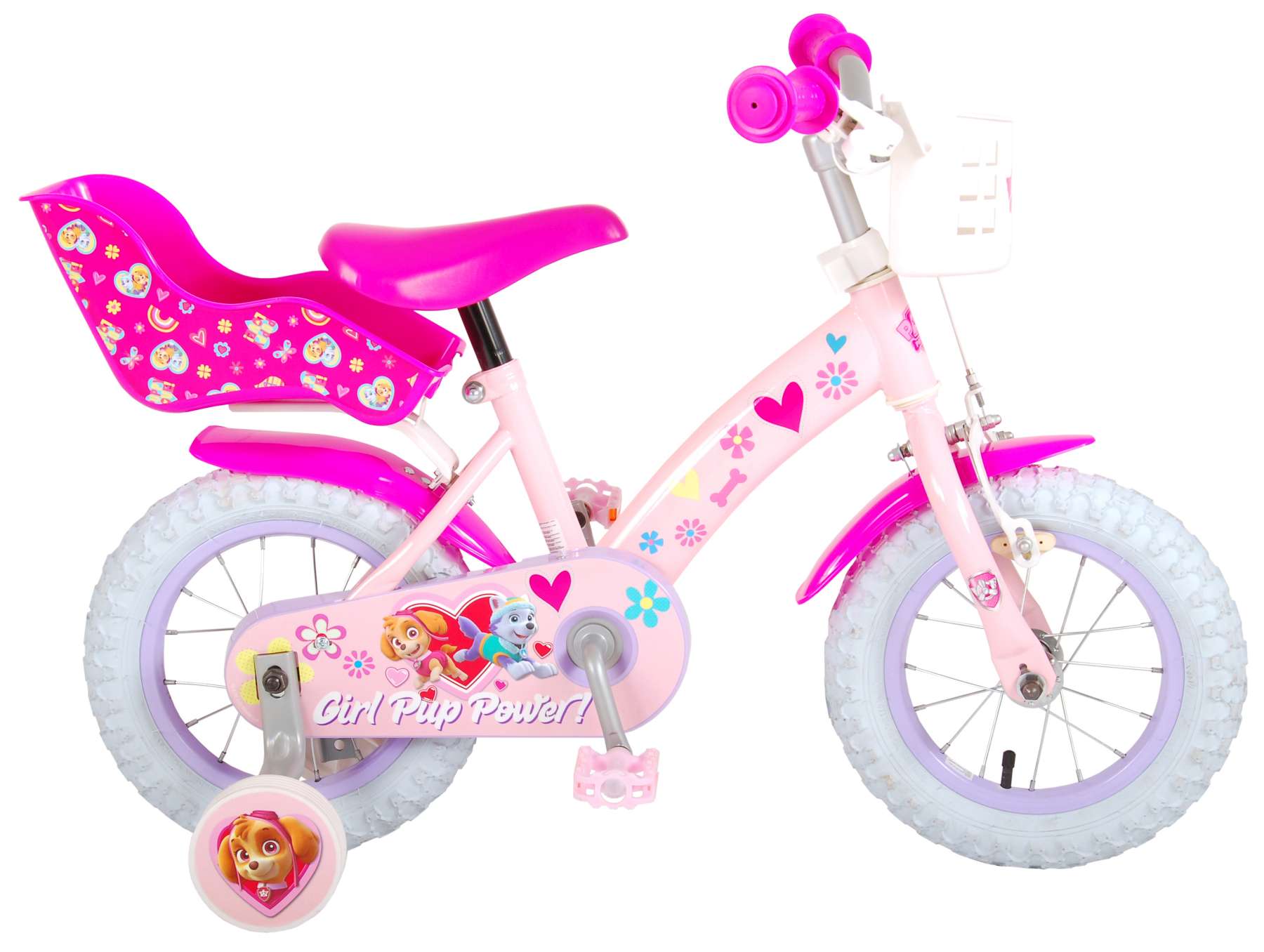 pink 12 inch bike