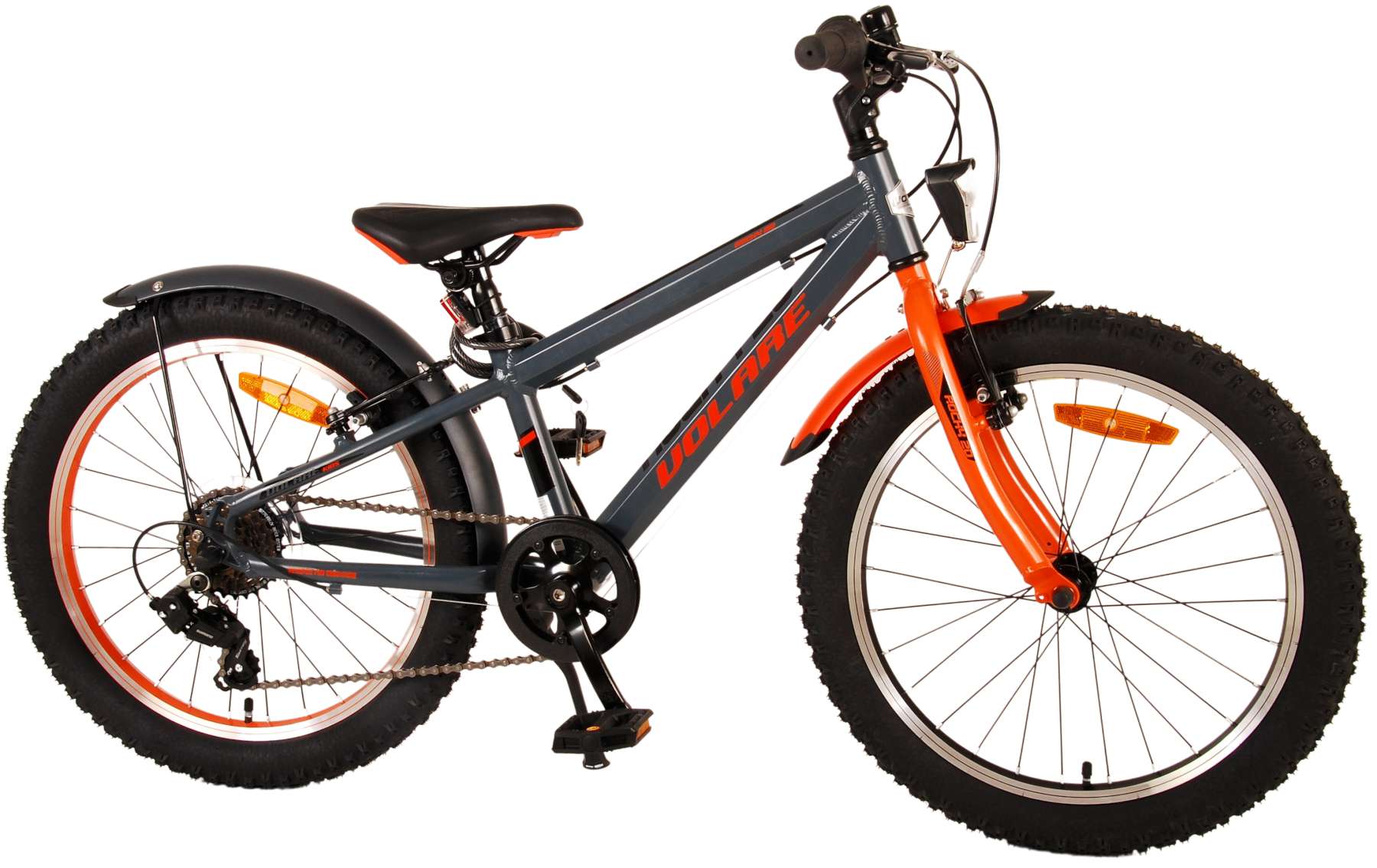 overeenkomst Geologie erven Volare Rocky children's bike - 20 inch - Grey-Orange - 95% finished - Prime  Collection
