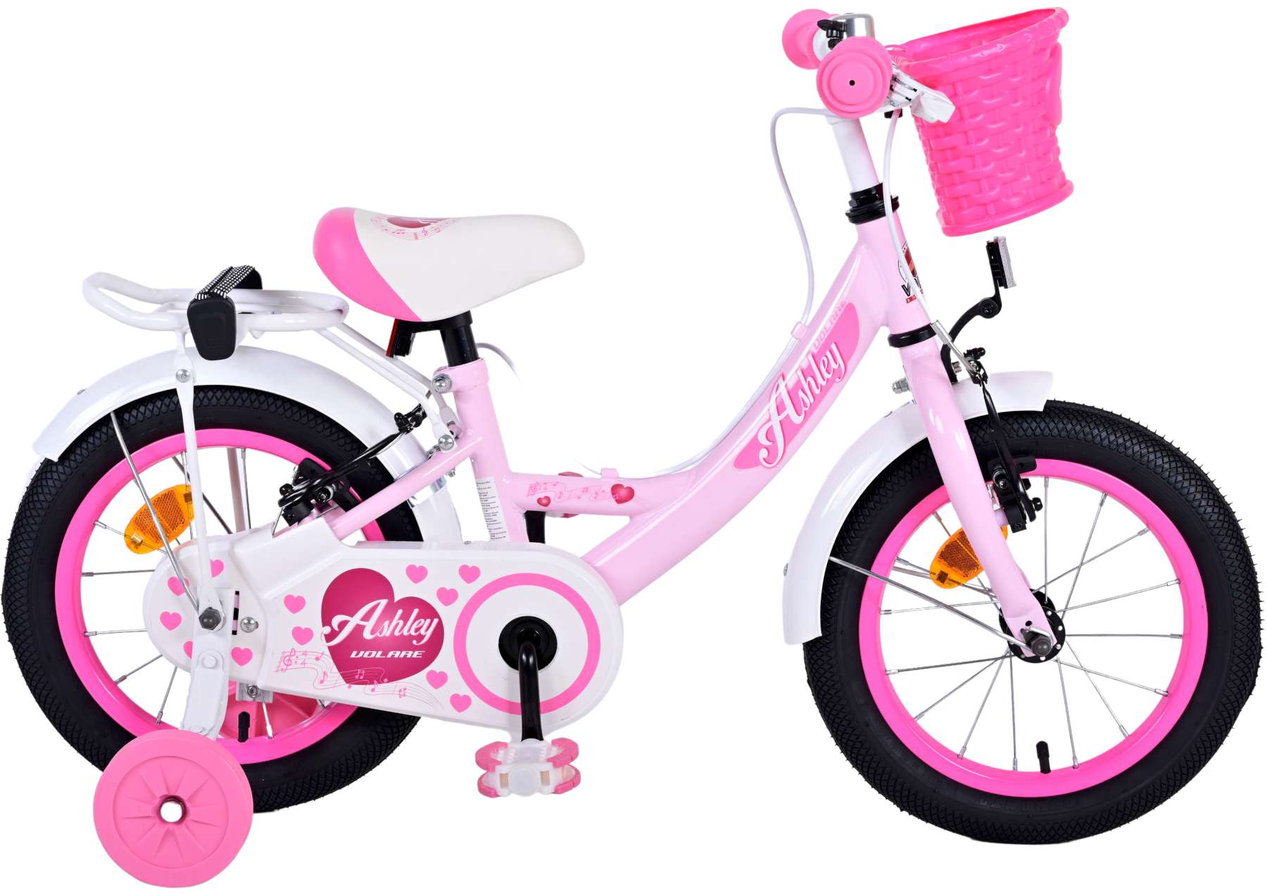 Girls 14 inch bike with outlet basket