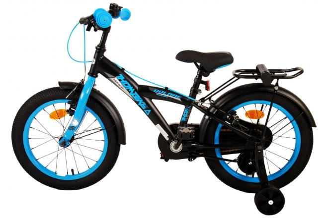 Volare Thombike Children's bike - Boys - 16 inch - Black Blue - Two Hand Brakes