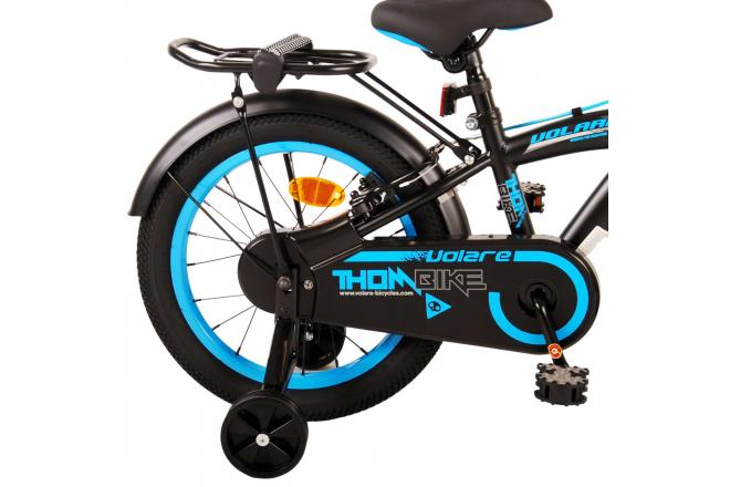 Volare Thombike Children's bike - Boys - 16 inch - Black Blue - Two Hand Brakes