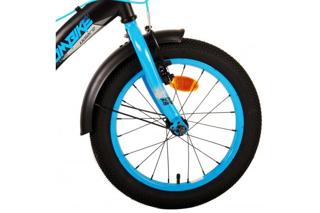 Volare Thombike Children's bike - Boys - 16 inch - Black Blue - Two Hand Brakes