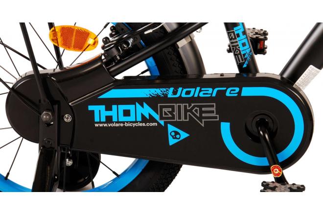 Volare Thombike Children's bike - Boys - 16 inch - Black Blue - Two Hand Brakes