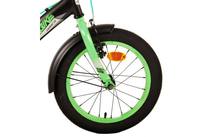 Volare Thombike Children's bike - Boys - 16 inch - Black Green - Two Hand Brakes