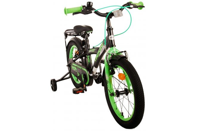 Volare Thombike Children's bike - Boys - 16 inch - Black Green - Two Hand Brakes