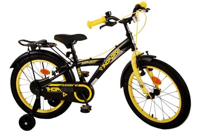 Volare Thombike Kids' bike - Boys - 18 inch - Black Yellow - Two hand brakes