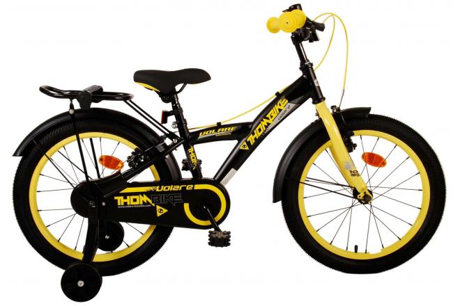 Volare Thombike Kids' bike - Boys - 18 inch - Black Yellow - Two hand brakes