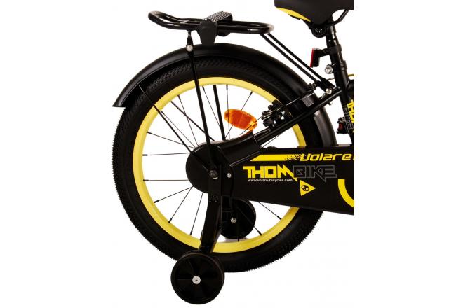 Volare Thombike Kids' bike - Boys - 18 inch - Black Yellow - Two hand brakes