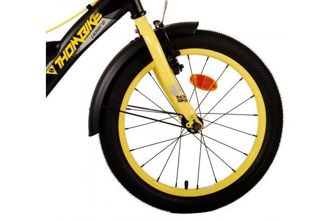 Volare Thombike Kids' bike - Boys - 18 inch - Black Yellow - Two hand brakes