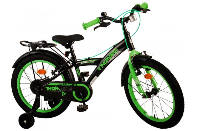 Volare Thombike Kids' bike - Boys - 18 inch - Black Green - Two hand brakes