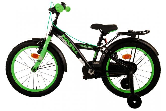 Volare Thombike Kids' bike - Boys - 18 inch - Black Green - Two hand brakes