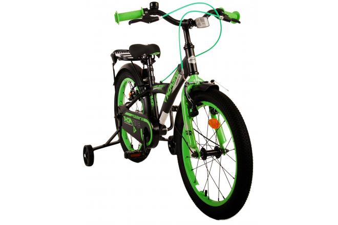 Volare Thombike Kids' bike - Boys - 18 inch - Black Green - Two hand brakes