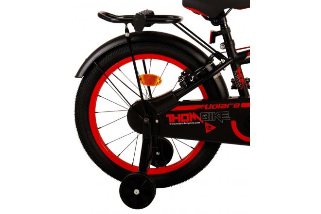 Volare Thombike Kids' bike - Boys - 18 inch - Black Red - Two hand brakes