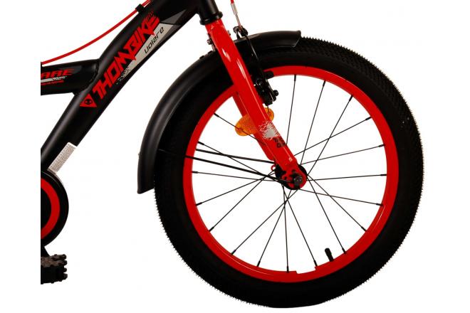 Volare Thombike Kids' bike - Boys - 18 inch - Black Red - Two hand brakes