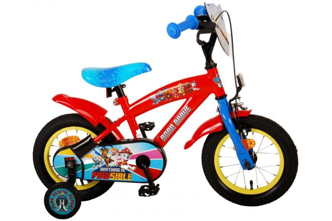 Paw Patrol Children's Bicycle - Boys - 12 inch - Red / Blue