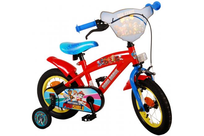 Paw Patrol Children's Bicycle - Boys - 12 inch - Red / Blue