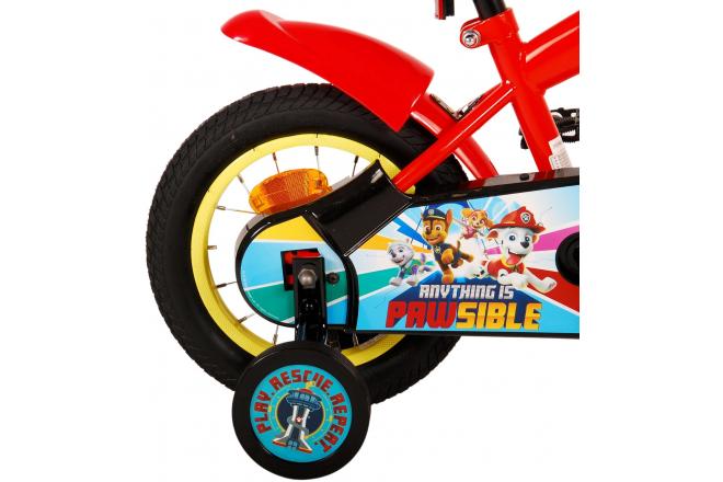 Paw Patrol Children's Bicycle - Boys - 12 inch - Red / Blue