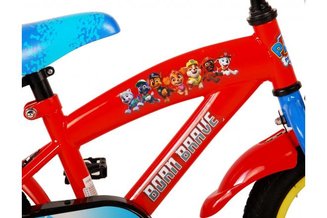 Paw Patrol Children's Bicycle - Boys - 12 inch - Red / Blue