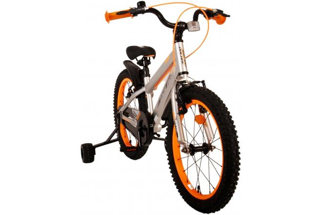 Volare Rocky children's bike - Boys - 18 inch - Grey - Two hand brakes