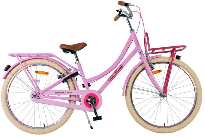 Volare Excellent Children's bike - Girls - 24 inches - Pink- Two hand brakes