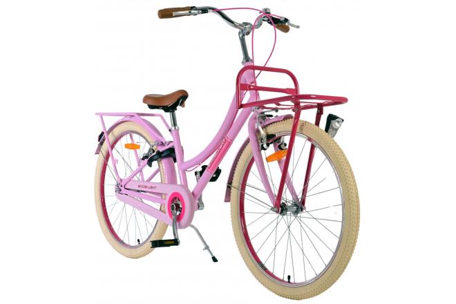 Volare Excellent Children's bike - Girls - 24 inches - Pink- Two hand brakes