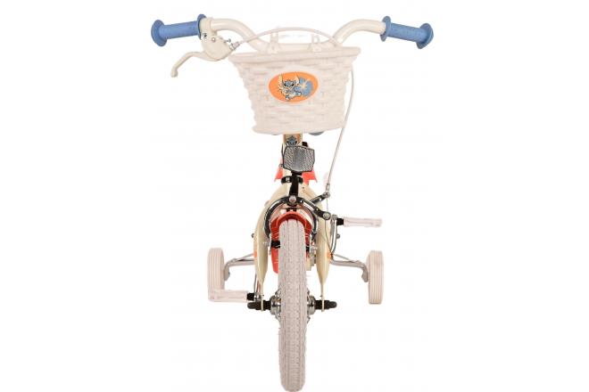 Disney Stitch Kids bike - Girls - 12 inch - Cream Coral Blue