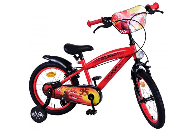 Disney Cars Children's bike - Boys - 16 inch - Red - Two hand brakes