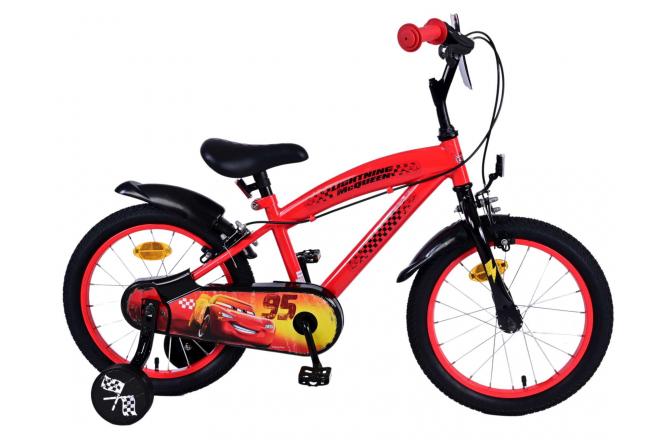 Disney Cars Children's Bicycle - Boys - 16 inch - Red - 2 handbrakes