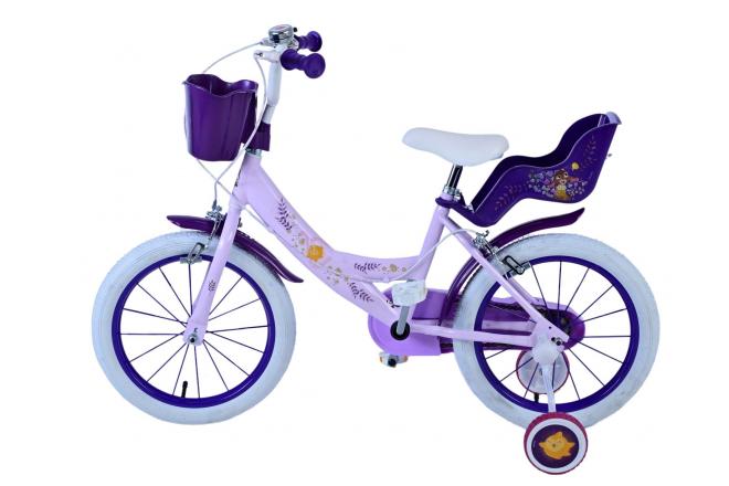 Disney Wish Kids bike - Girls - 16 inch - Purple - Two hand brakes