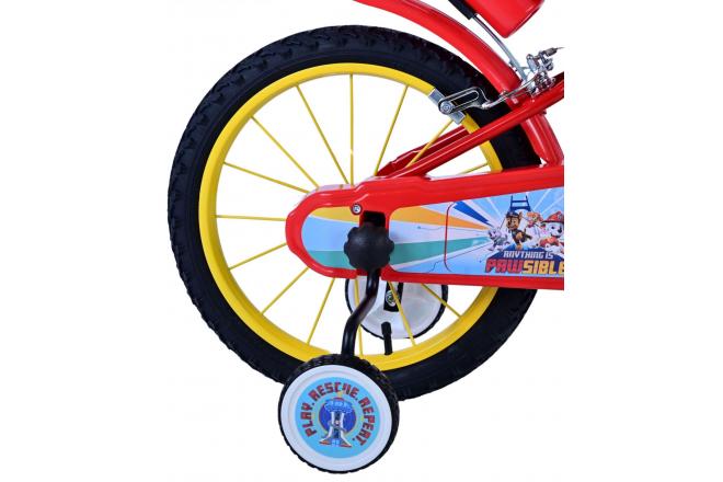 Paw Patrol Children's bike - Boys - 16 inch - Red - Two hand brakes