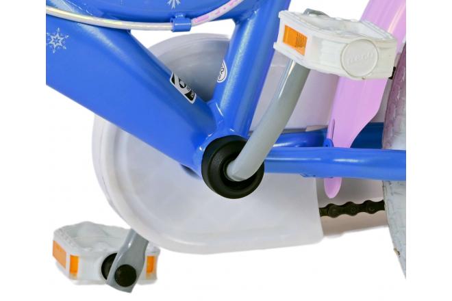 Frozen Children's bike - Girls - 16 inch - Blue - Two hand brakes