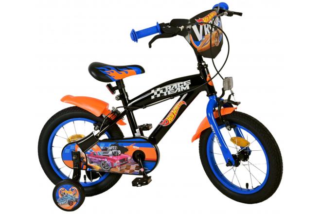 Hot Wheels Kids bike - Boys - 14 inches - Black - Two hand brakes