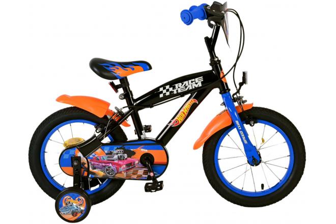 Hot Wheels Kids bike - Boys - 14 inches - Black - Two hand brakes