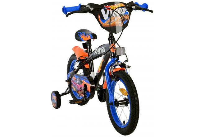 Hot Wheels Kids bike - Boys - 14 inches - Black - Two hand brakes