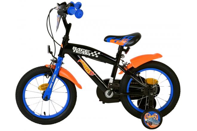 Hot Wheels Kids bike - Boys - 14 inches - Black - Two hand brakes