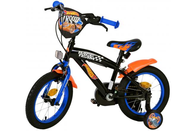 Hot Wheels Kids bike - Boys - 14 inches - Black - Two hand brakes