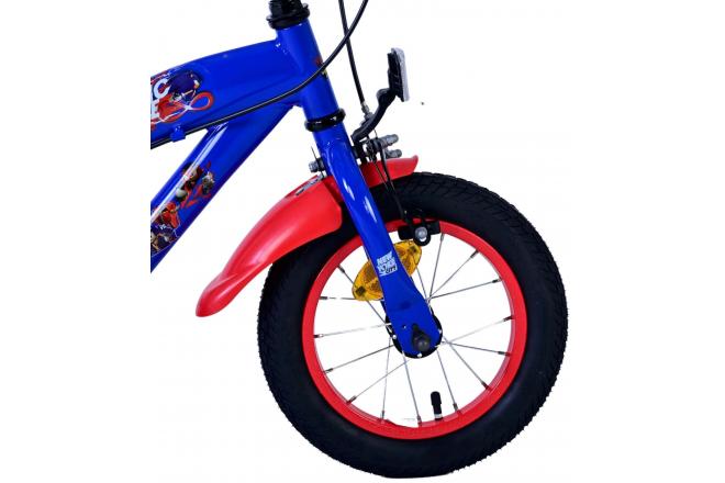 Sonic Prime Children's bike - Boys - 12 inch - Blue Red - Two hand brakes