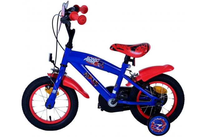 Sonic Prime Children's bike - Boys - 12 inch - Blue Red - Two hand brakes