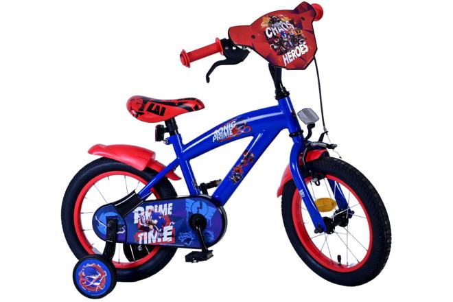 Sonic Prime Children's bike - Boys - 14 inch - Blue Red