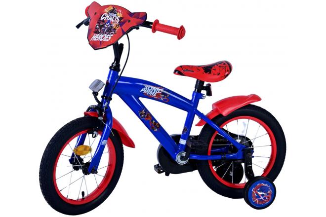 Sonic Prime Children's bike - Boys - 14 inch - Blue Red