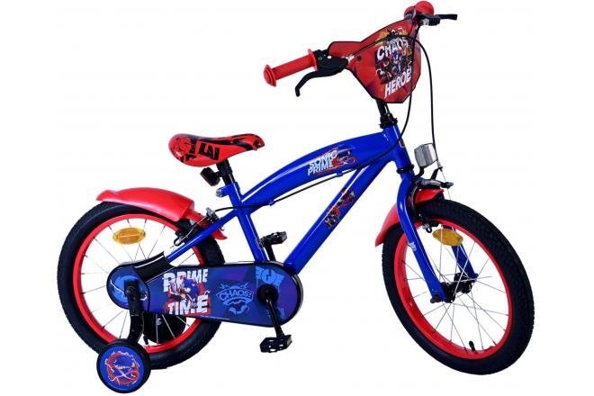 Sonic Prime Children's bike - Boys - 16 inch - Blue Red - Two hand brakes