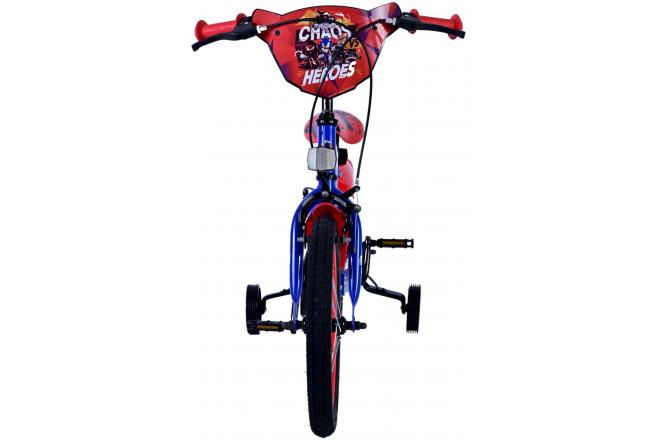 Sonic Prime Children's bike - Boys - 16 inch - Blue Red - Two hand brakes